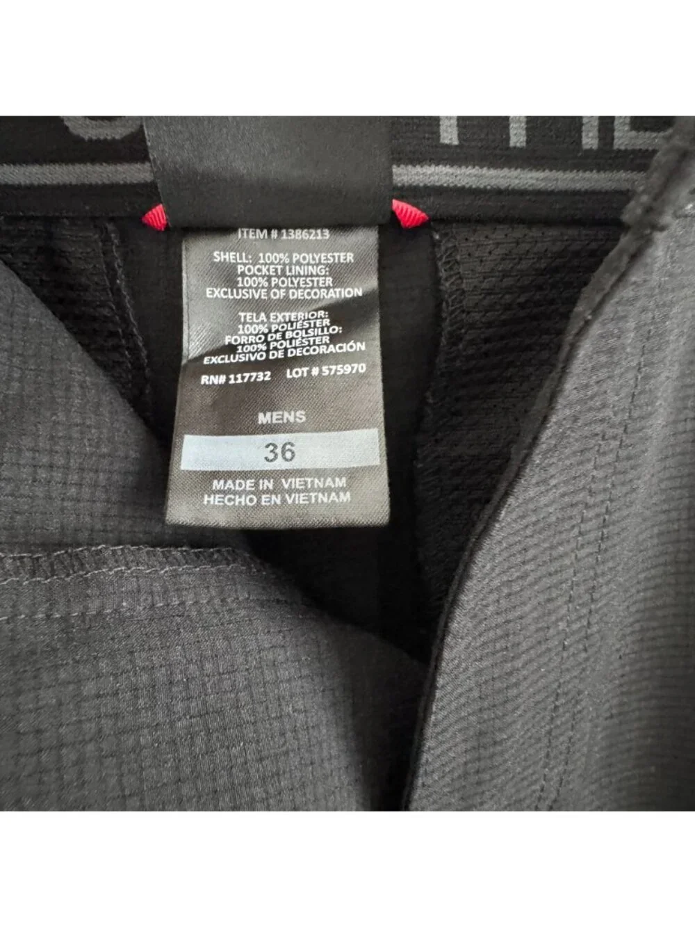 Gerry Mens Black Performance Shorts Size 36 - Picture 4 of 10